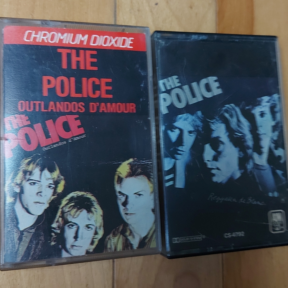 The Police| 2 casette tapes